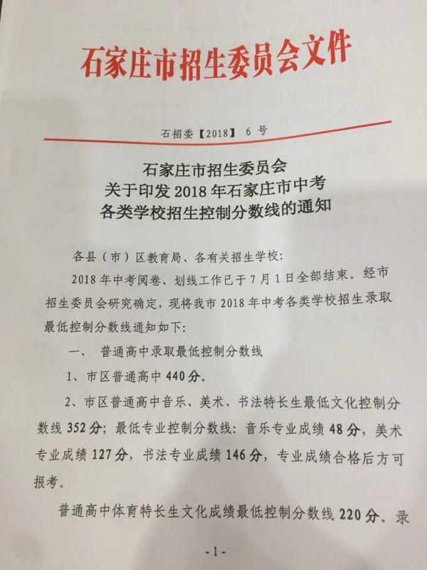 2018年河北省3+2錄取分數(shù)線 圖1