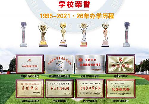 石家莊東華鐵路學校所獲榮譽