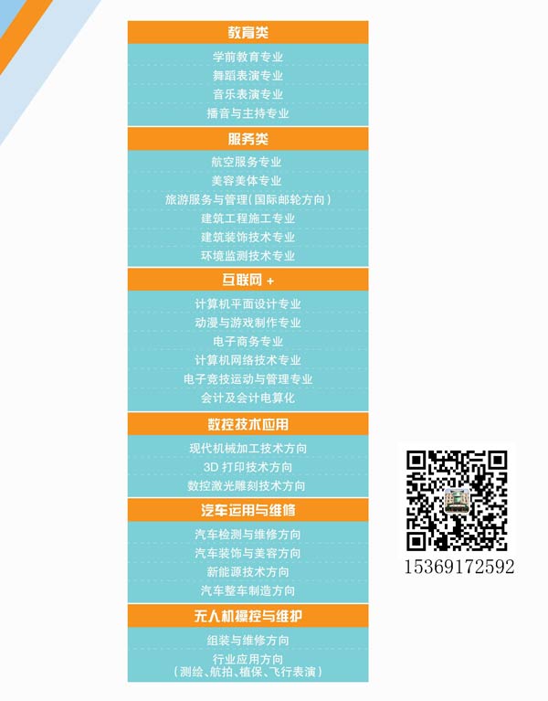 石家莊法商學校2022年秋季招生專業