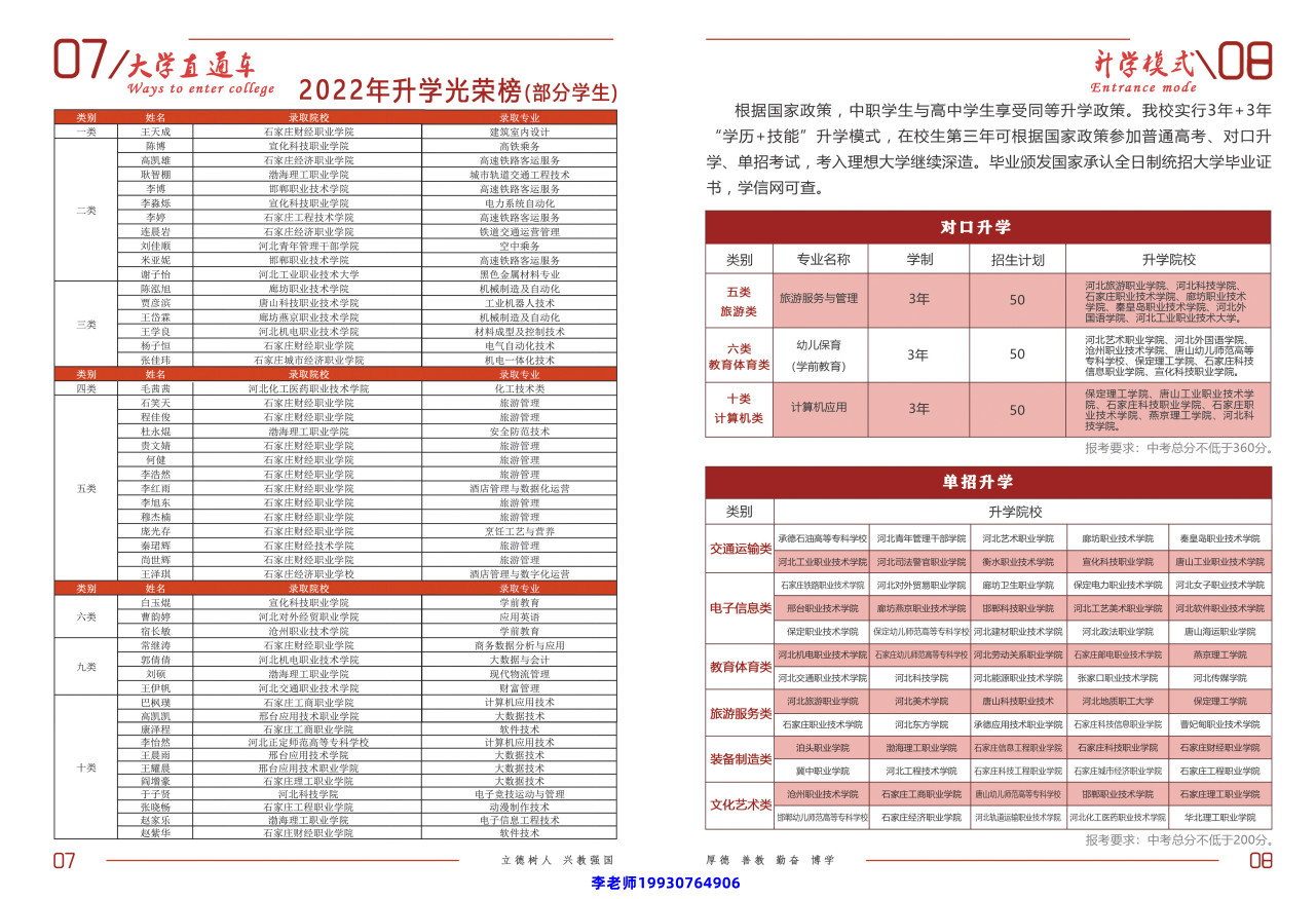 石家莊軍興信息工程中等專業學校2022年招生簡章5