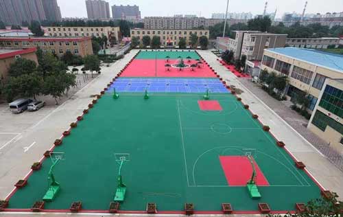 石家莊天使護士學(xué)校體育活動場地